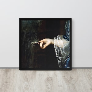 Viktorianische Handwandkunst | Dark Moody Painting | Vintage Portrait | Vintage Stillleben | Surreale Malerei | Portrait gemälde | Herunterladbare