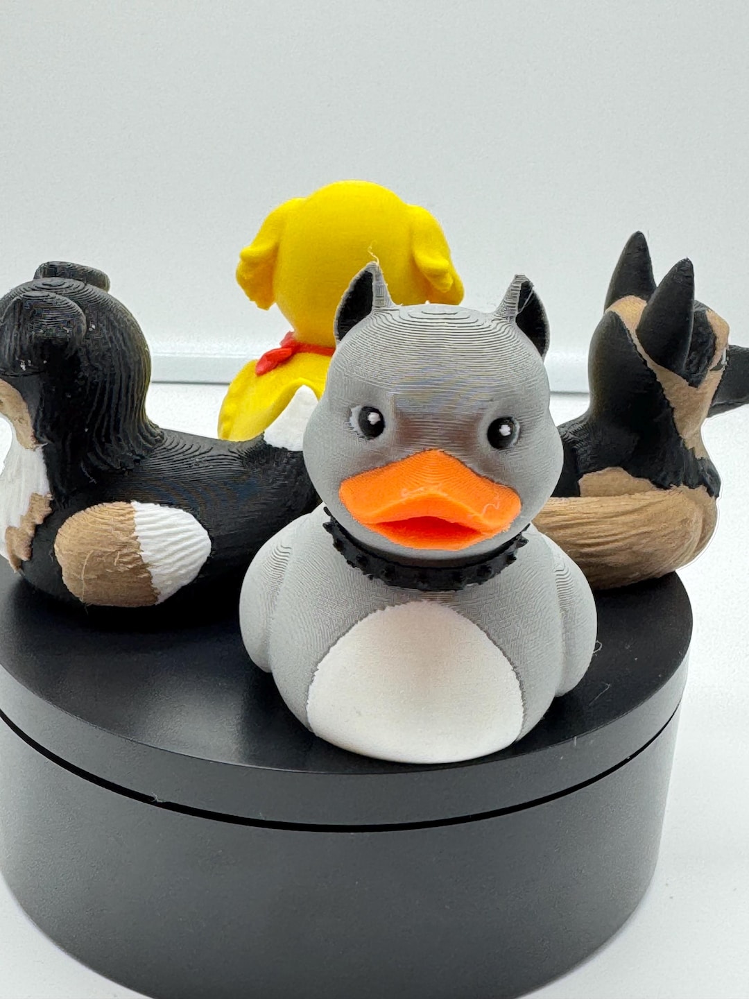 3D Printed Dog Rubber Duck Style German Shepherd Pitbull Labrador