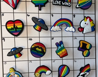Love Gay Pride LGBTQQIP2SA+ for clogs shoes accessories for Crocs rainbow