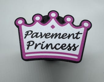 Pavement Princess Trailer Tow Hitch Cover 3d printed custom