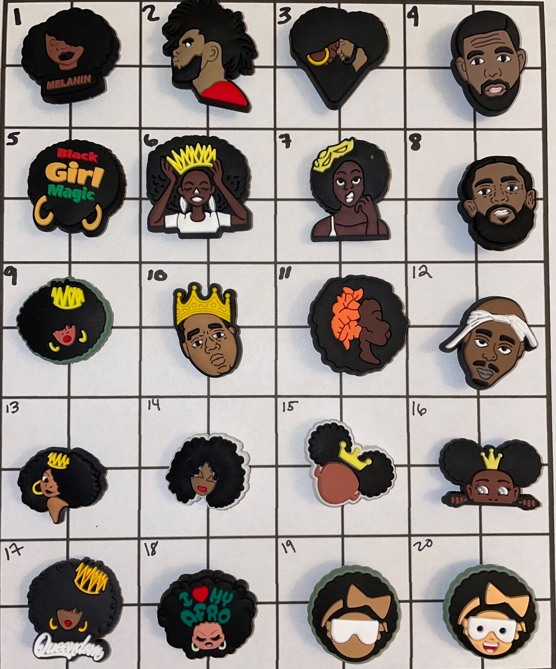 Black Love Queen Girl Power African American for Shoes Clogs ...