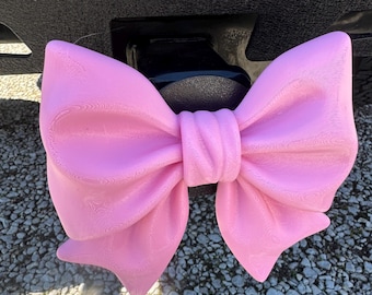 Pretty Bow Trailer Tow Hitch Cover 3d printed custom