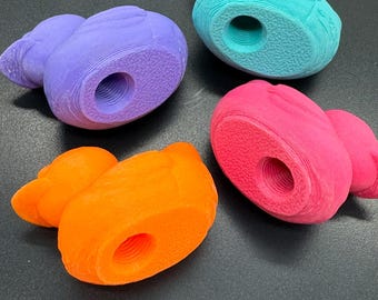 Juego de 4 tapas para válvulas de neumáticos con forma de pato de goma