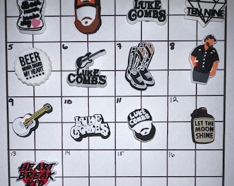 Country Music Luke Combs charm for shoes clogs guitar boots accessories for Crocs