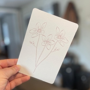 DIY Aquarell Postkarten – Vintage Blumenmuster | 8er Pack | Malen Sie Ihre eigenen Postkarten