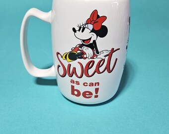Tazza da caffè bianca Disney Minnie Mouse Sweet As Can Be