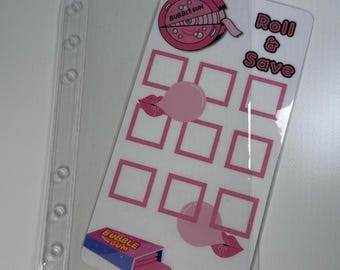Minirastreador de ahorros Bubblegum Roll and Save