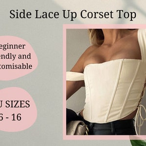 Side Lace Up Corset Pattern