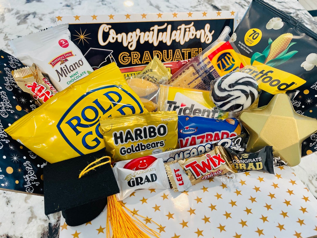 Graduation Snack Box Graduation Gift Basket Class of 2023 Etsy