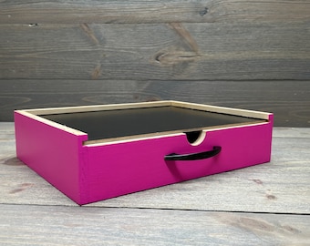 Personalized Kids Art Case | Activity Box | Dry Erase Activity | Childs Briefcase | Wood Art Caddy | Art Box For Children | Wood Travel Box
