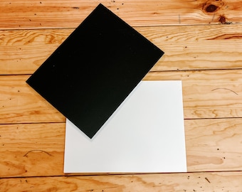 REPLACEMENT BOARD LID | White Board / Chalkboard for Kids Art Case | Activity Kit | Chalk board | White Board | Wipe Board | Dry Erase Board