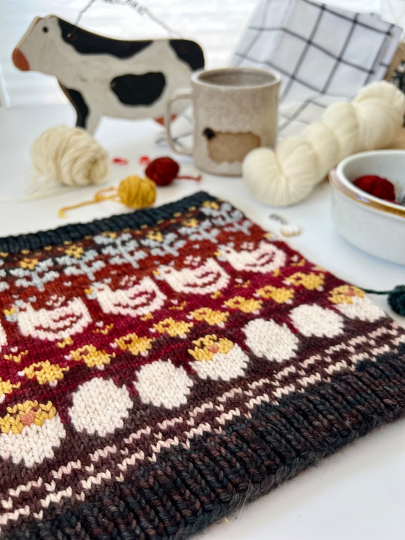 Heritage Farm Fade Doodle Set - Pacific Knit Co Colorwork Cowl Doodle ...