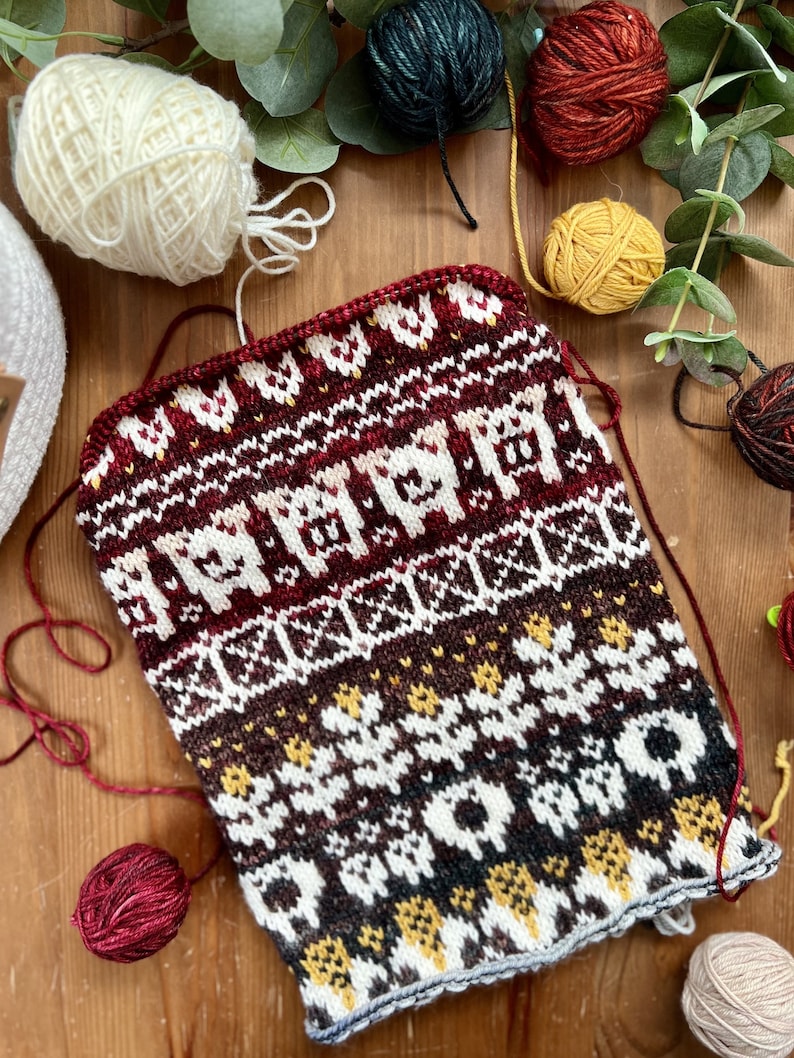 Heritage Farm Fade Doodle Set - Pacific Knit Co Colorwork Cowl Doodle ...