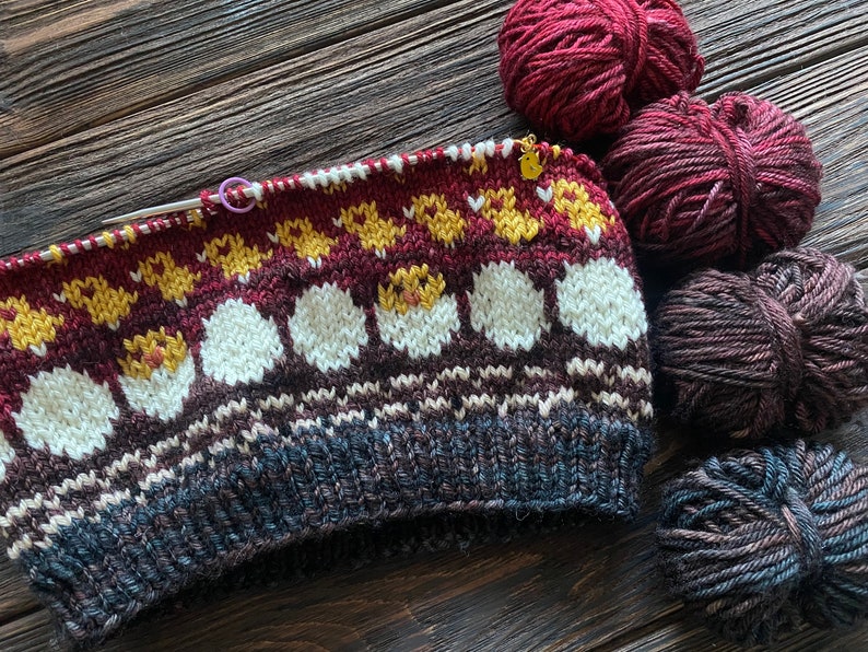 Heritage Farm Fade Doodle Set - Pacific Knit Co Colorwork Cowl Doodle ...