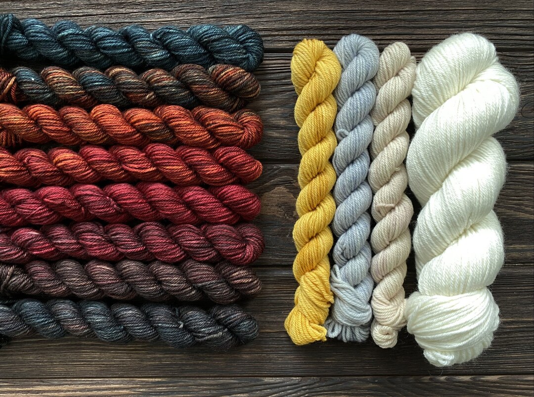Heritage Farm Fade Doodle Set - Pacific Knit Co Colorwork Cowl Doodle ...