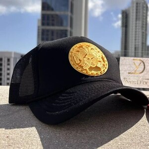 Medusa Mesh Snapback Trucker Cap - Elegant Greek Mythology Goddess Hat, 3D Medusa Art Trucker Cap Hat, Designer Statement Hat, YD Versac image 6