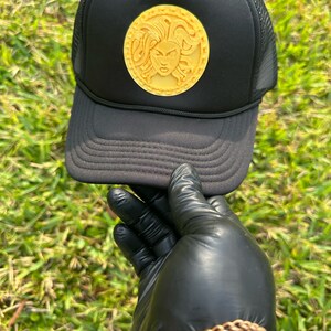 Medusa Mesh Snapback Trucker Cap - Elegant Greek Mythology Goddess Hat, 3D Medusa Art Trucker Cap Hat, Designer Statement Hat, YD Versac image 10