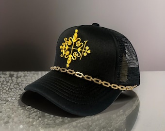 Guldram Veve Haiti Hatt Keps – Papa Legba Voodoo Style