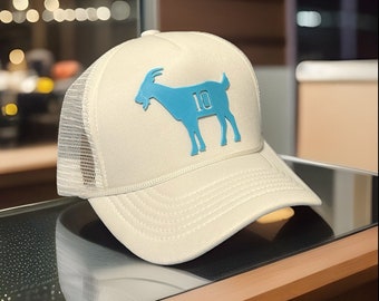Gorra de camionero de Messi, gorra de la cabra Messi, Balón de Oro. Gorra de la selección argentina, fans de Leo Messi.