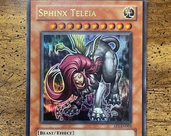 Sphinx Teleia EP1-EN003 Unlimited Edition Ultra Rare MINT Yu Gi Oh! Card from the Exclusive Pack Collection 1996