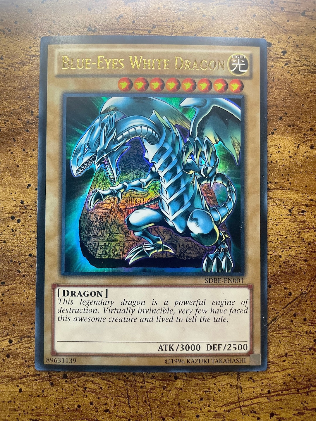 Blueeyes White Dragon SDBEEN001 Unlimited Edition Ultra Rare MINT Yu