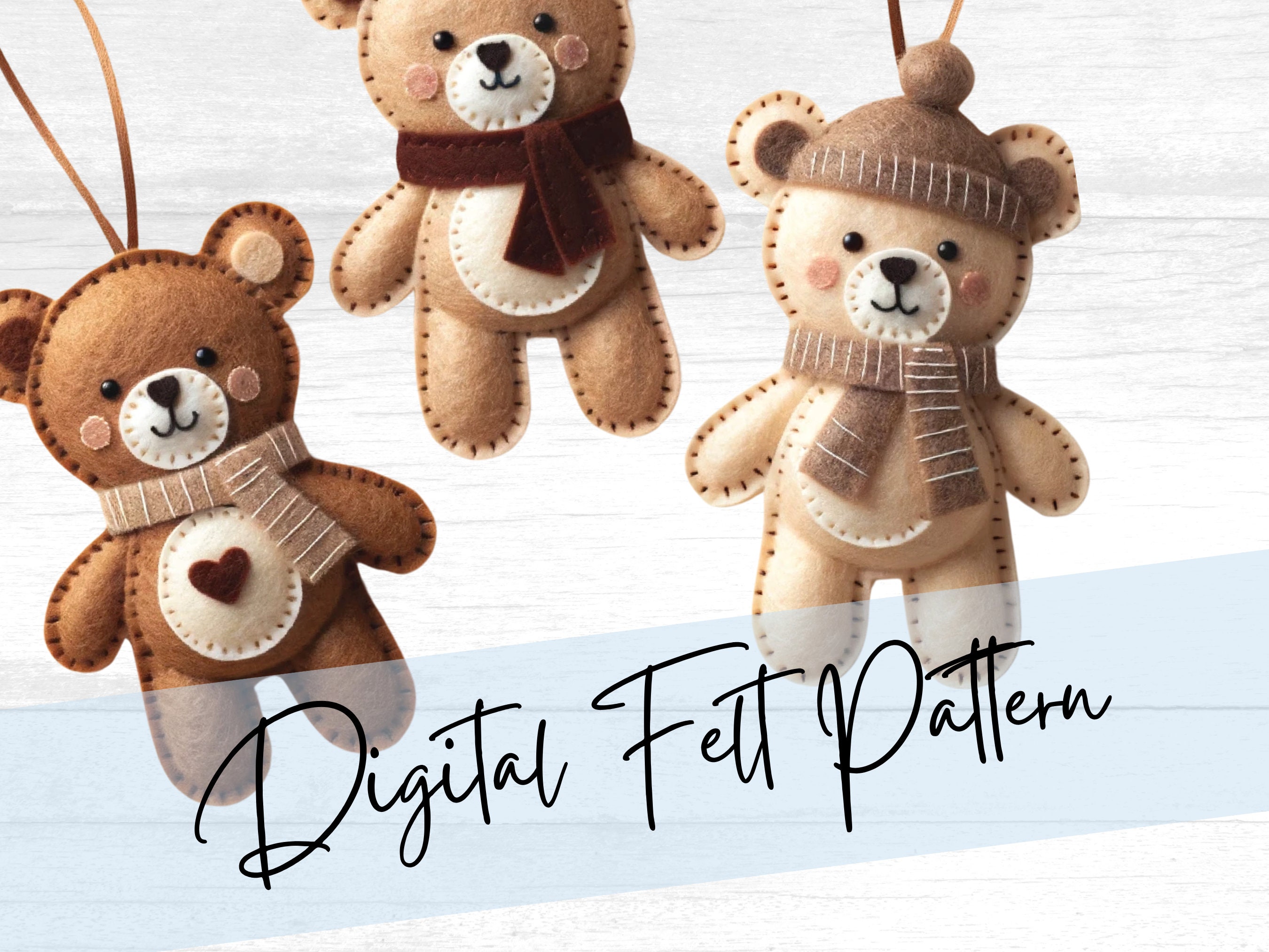 Pannolenci Orsetti Imbottiti Fai Da Te Fustella Sizzix Bigz L Orso