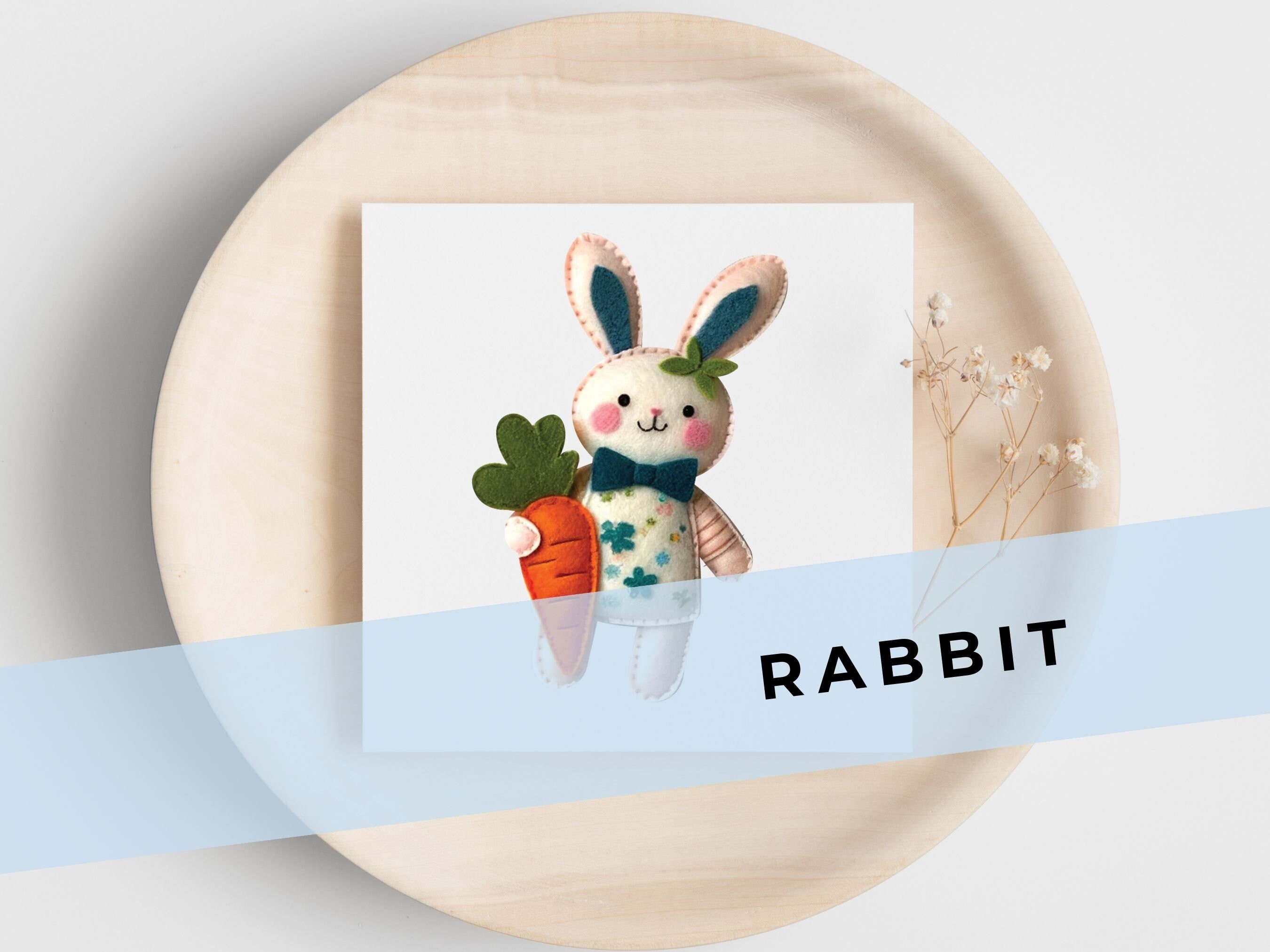 Easter Bunny Felt Patterns - PDF Download for Festive Crafts ...
