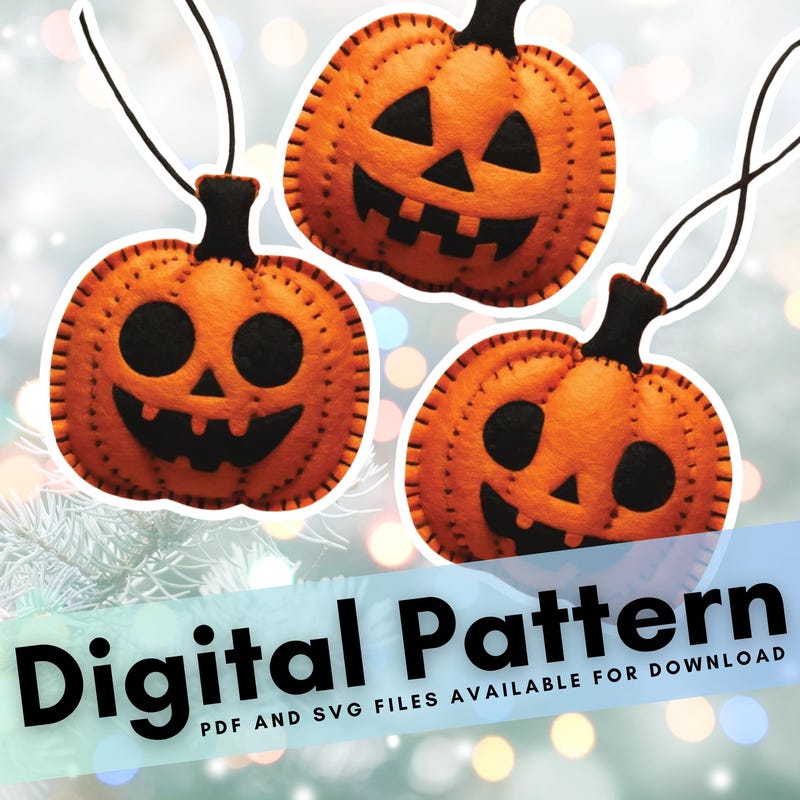 Jack O Lantern Felt - Etsy