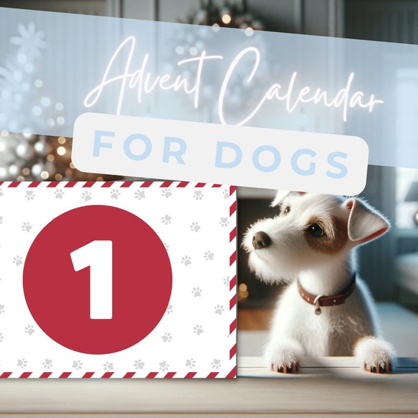 Advent Calendar for Dogs Etsy
