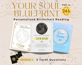Leitura personalizada do Mapa Astral | O Projeto da Alma | PDF de Astrologia Profunda com Propósito de Vida e Orientação