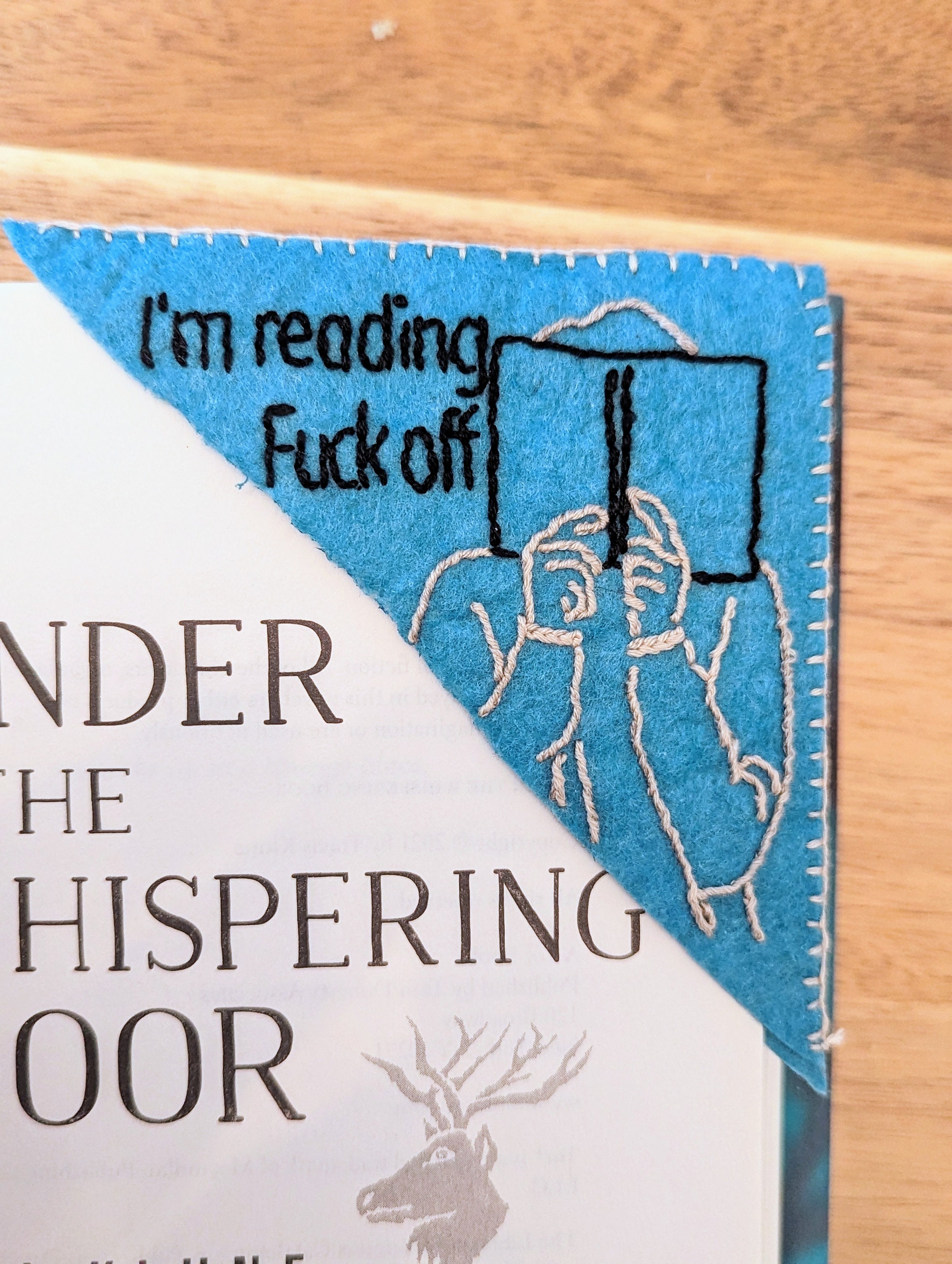 Fuck off Bookmark Books Funny Sna…