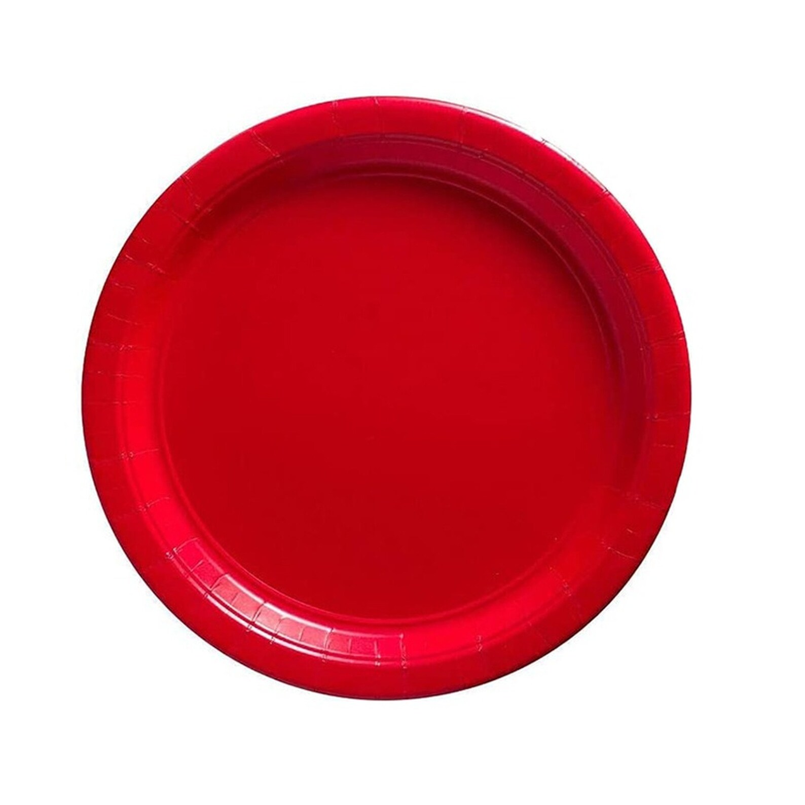 Red Plastic Party Tableware Set Plates Cups Table Cover Napkin