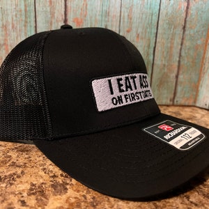 I Eat A on Fist Dates Richardson 112 Trucker Hat image 2