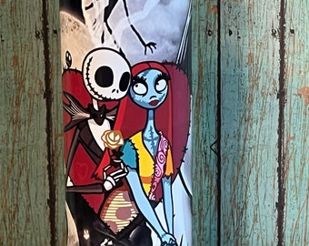 Jack and Sally Love Sublimated 20oz  Tumbler