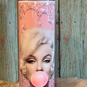 Marylin inspired Cant handle me Sublimated 20oz Tumbler image 1