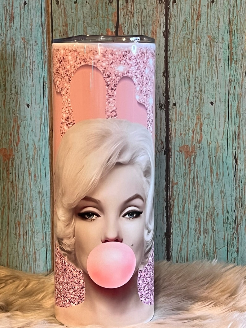 Marylin inspired Cant handle me Sublimated 20oz Tumbler image 1