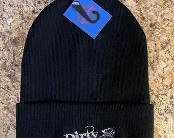 Dirty Money beanie Silver Stitching (choose color)