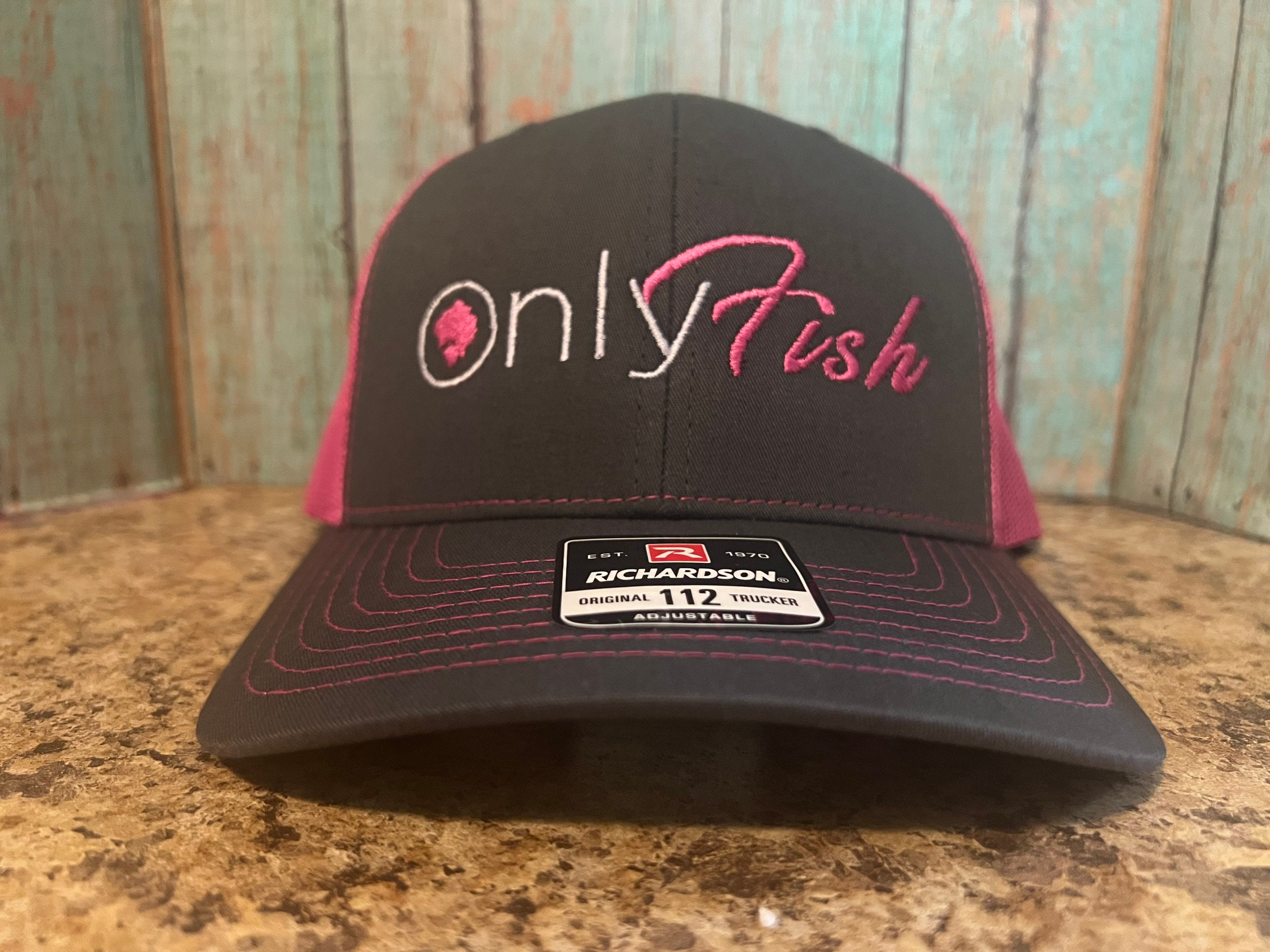 Only Fish white/pink Logo Richardson 112 Trucker Hat -  Canada