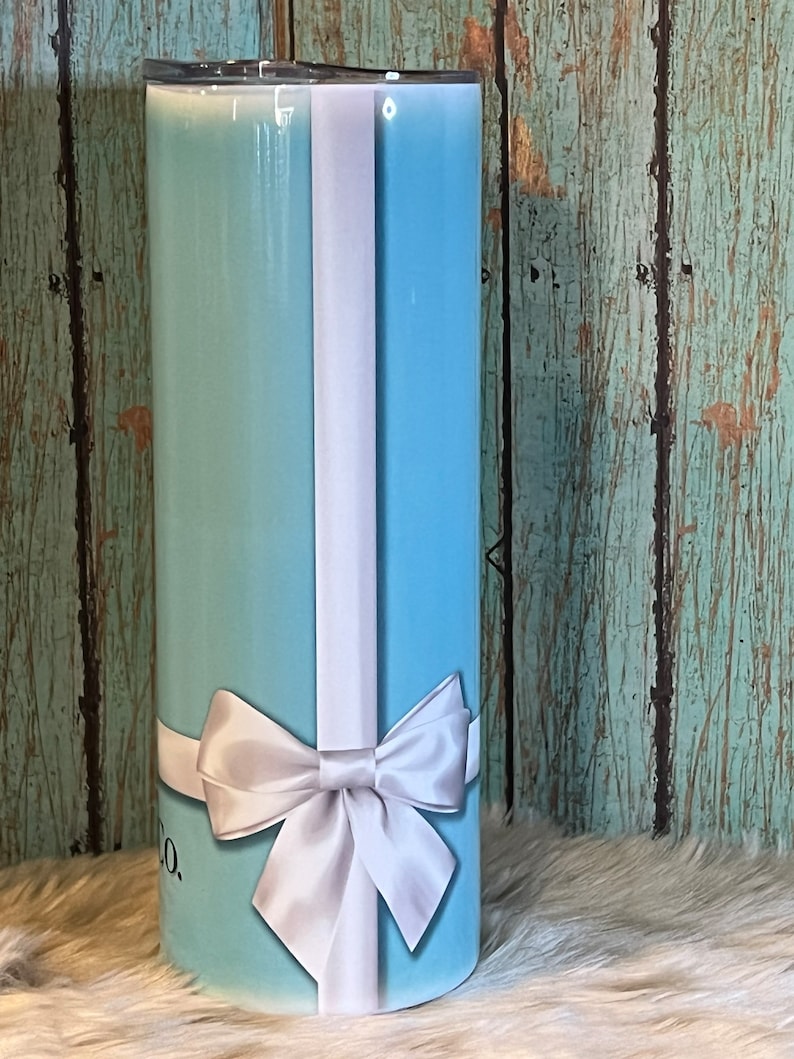 Tiffany inspired Sublimated 20oz Tumbler image 1