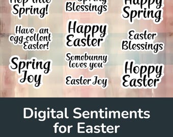 Digitale Stimmung zu Ostern zum Ausdrucken und Ausschneiden für Ihre Bastelarbeiten 01