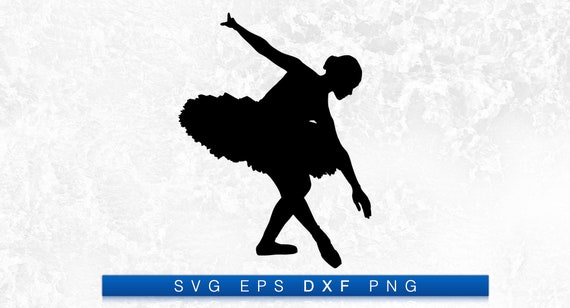 Ballerina Silhouette Ballet Dancer Cut File Printable - Etsy