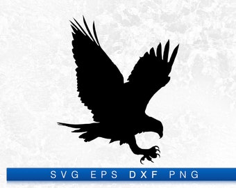 Osprey Silhouette - Printable Digital Design Download Svg, Png, Eps & Dxf