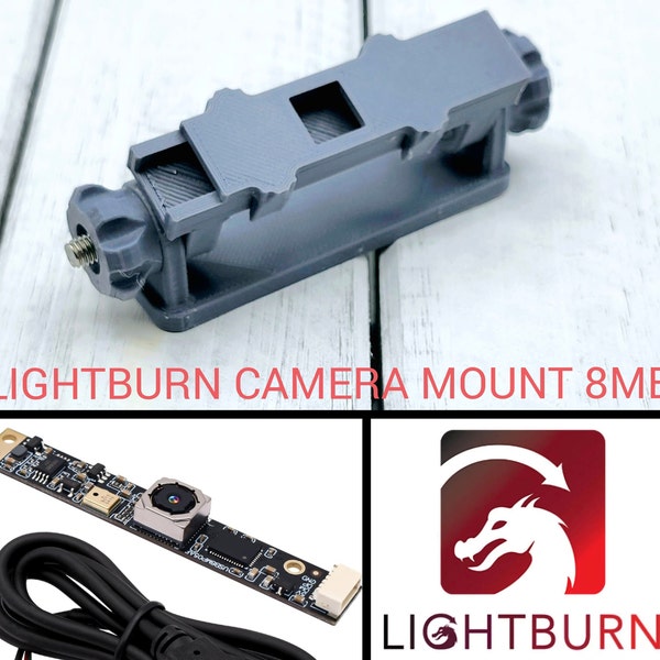 Lightburn Amazon Camera Mount CO2 Laser Machines Vision Camera Mount 8MP Full Angle Adjustment