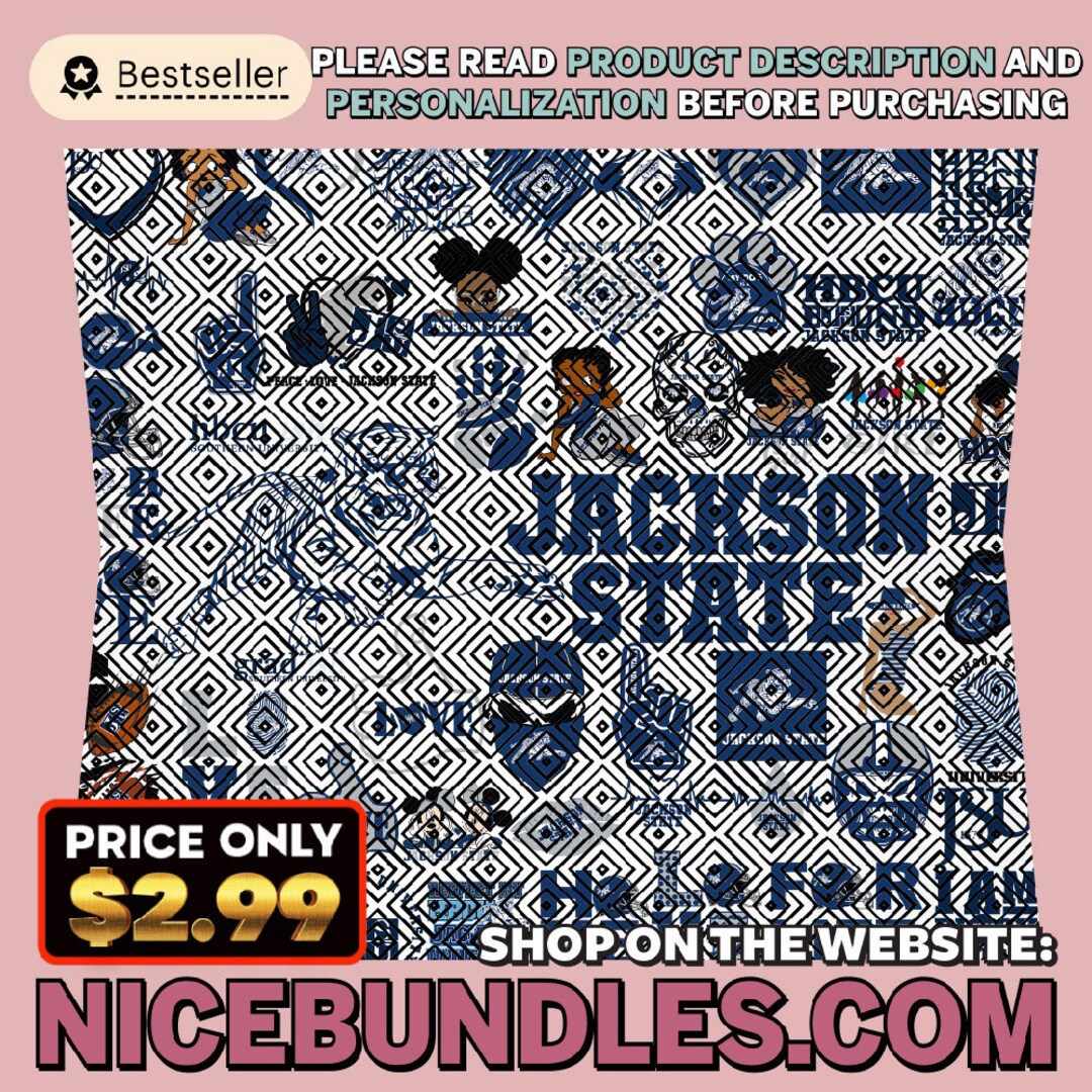 57 Files Jackson State Team Bundles Svg Jackson State Svg Etsy