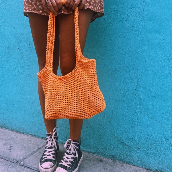 DIY Crochet Bag Pattern Tutorial - Suitable for beginners