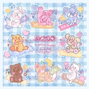 Skzoo Lovely Summer Time 2024 Stickers and Art Print