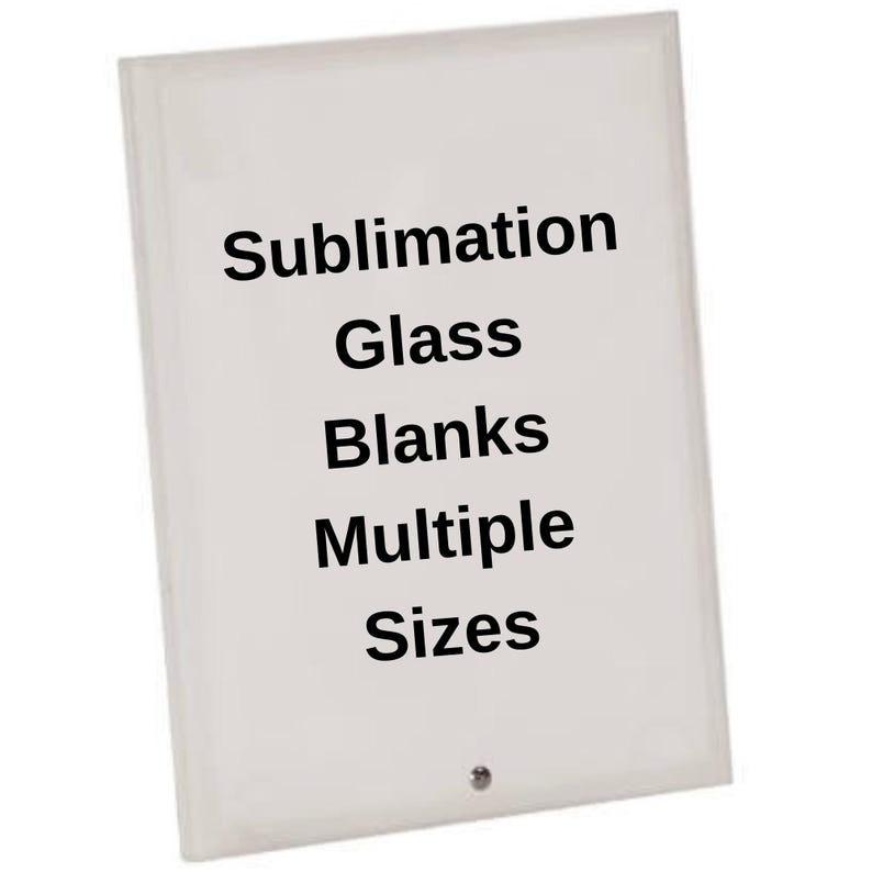 Sublimation Rounded Top Rectangular Sign Sublimation Glass Blanks Multiple Sizes With Standoff Pegs – High ...