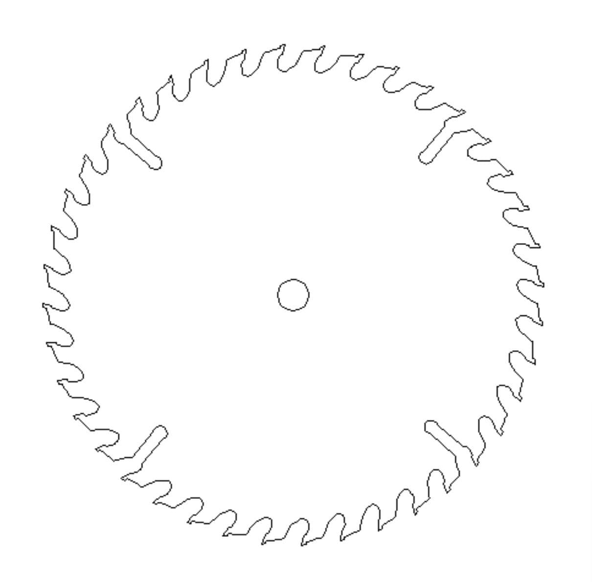 Saw Blade Vector File Vcarve Aspire Vectric DXF Svg Ai PDF EPS Etsy