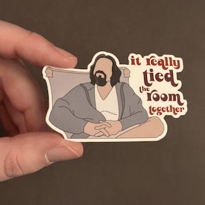 The Dude - The Big Lebowski - Matte Vinyl Sticker
