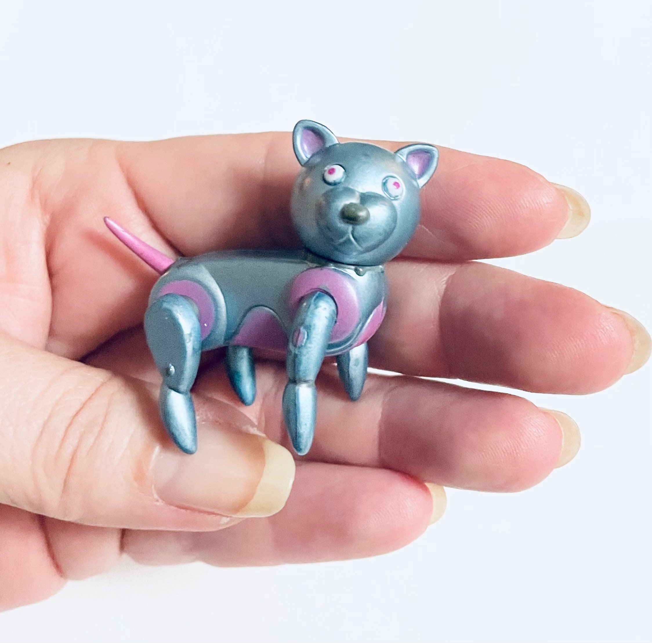 Miniature Sox Lightyear Robot Cat Mini Action Figure Etsy